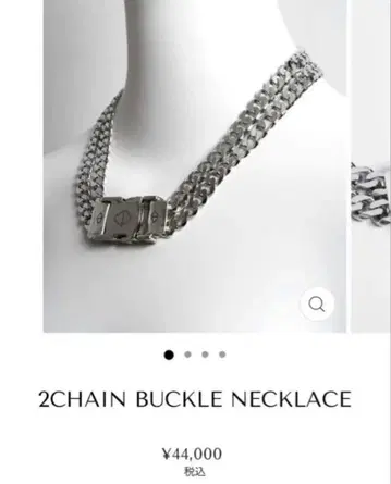 ACUOD by CHANU 2체인 버클 목걸이