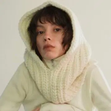 KIJIMA TAKAYUKI x CLANE 울 니트 장미 발라클라바