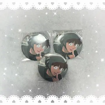 도이 한스케 캔 배지 3개 세트