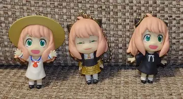 아냐 피규어 3개 세트 키링 포함