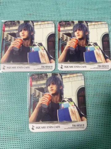 파이널 판타지 XV 콜라보 카페 코스터 녹티스