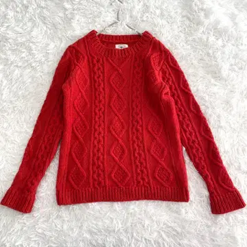 프릭스스토어 Freak's Store 니트 스웨터 케이블 짜임 M