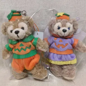 할로윈 더피 봉제 인형 스트랩 세트 셰리메이와 함께!