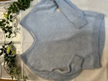 아푸와이저 리셰 V넥 복슬복슬 니트 2