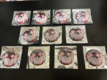 아구논룸라보 캔뱃지 11개 세트