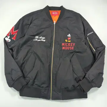 ANTIBAL 미키마우스 MA-1 플라이트 자켓 M 블루종