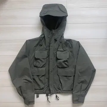 70s 80s LLBean 낚시용 자켓 카키 짧은 기장