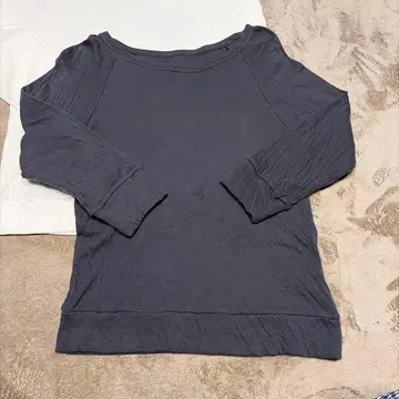 나카가와 마사시치 상점 포근한 면 래글런 티셔츠 그레이