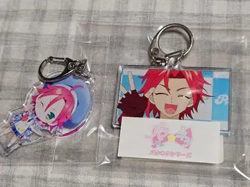 아이돌 타임 프리파라 아사히 아크릴 키링 2개 세트