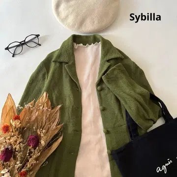 a892* 시빌라 울 자켓풍 니트 가디건