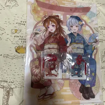 쿄마후 아크릴 키링 우즈마사 모에 쿄노 츠카사 세트