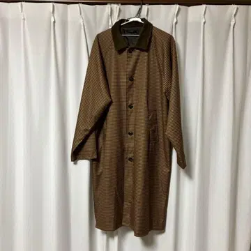 cpcm 코트 남성용 브라운 체크