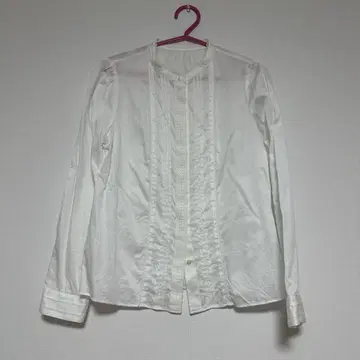 MACKINTOSH PHILOSOPHY 화이트 레이스 장식 긴팔 셔츠