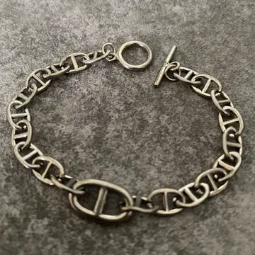 멕시칸 주얼리 실버 925 앵커 체인 팔찌 얇은