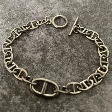 멕시칸 주얼리 실버 925 앵커 체인 팔찌 얇은