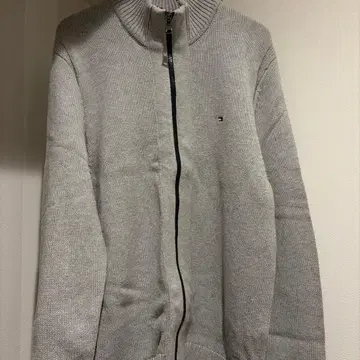 Tommy Hilfiger 그레이 집업 니트