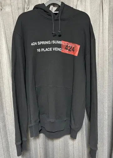 424 블랙 후디 봄/여름 2019