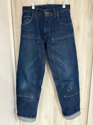 프리즌 블루스 더블니 데님 PRISON BLUES