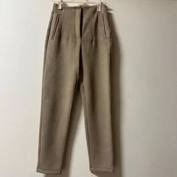 ZARA 스웨이드 하이웨스트 팬츠