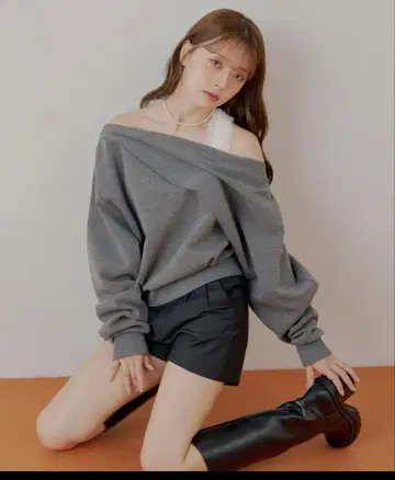 chico 원숄더 어깨 레이스 상의