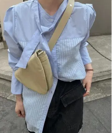 윌프리 sheer layered removal bow tie SH