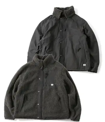 짐 마스터 리버서블 보아 자켓 후드티 그레이