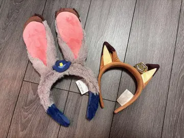 상하이 디즈니 닉 주디 머리띠