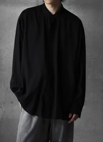 OTSU 코엔지 CITY STREETS 히요쿠 밴드 카라 셔츠