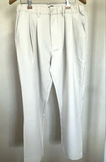 팔로우 할인! Ciaopanic 화이트 플리츠 슬랙스