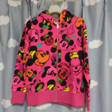 디즈니 미니 마우스 후드티 L 사이즈