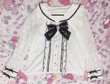 LIZLISA 세일러 블라우스 블랙