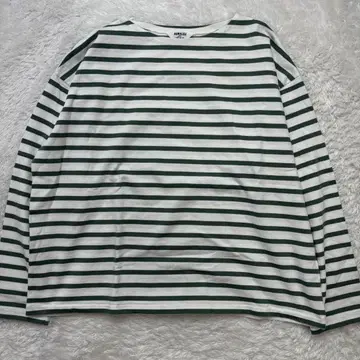 거의 미사용 AURALEE FOR IENA 바스크 보더 티셔츠