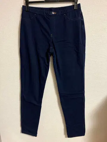 SALON Pixie Heart 데님 안감 플리스 스트레치 팬츠