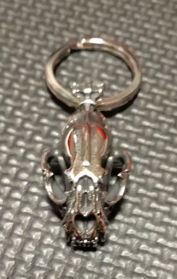 사벨 타이거즈 스컬 스테인리스 펜던트 탑