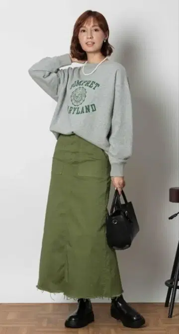 SOMETHING 베이커 스커트 XS