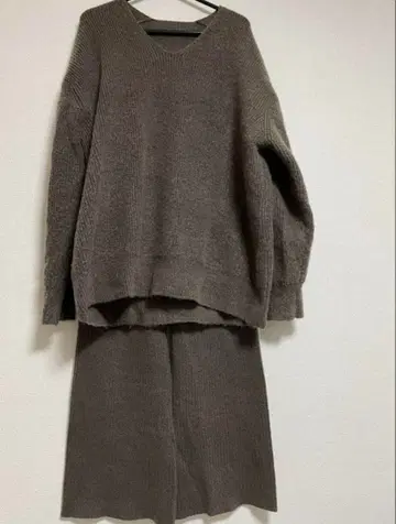 미라 오웬 셋업 팬츠 브라운