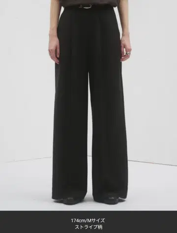 턱 배기 슬랙스 팬츠 selle glant 네이비