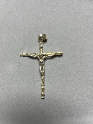 실버 십자가 펜던트