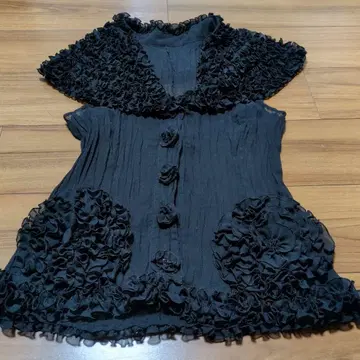 노코오노 프릴 달린 블랙 베스트