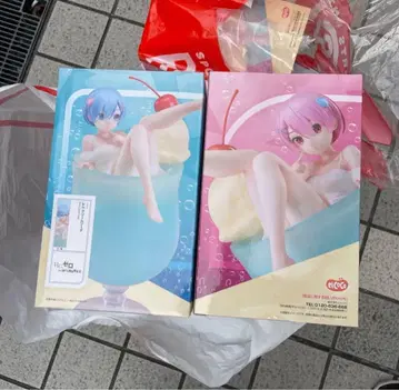 람 렘 크림 소다 Re: 제로부터 시작하는 이세계 생활 피규어 세트