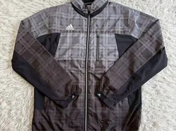 adidas (아디다스) 후드 부착 바람막이 자수 로고 골프웨어