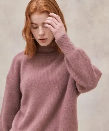 PUBLIC TOKYO 스웨터 폭스 핑크