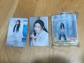 원희 ILLIT 트레이딩 카드 아크릴 스탠드 키링