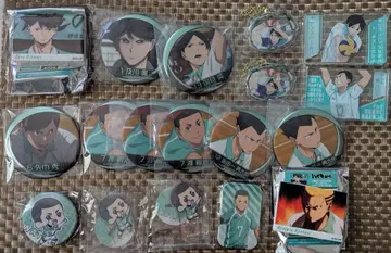 하이큐!! 아오바죠사이 오이카와 쿠니미 캔뱃지 점프샵 와챳토