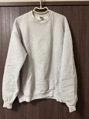 로스앤젤레스 어패럴 USA 코튼 블랙 크루넥 맨투맨 XL