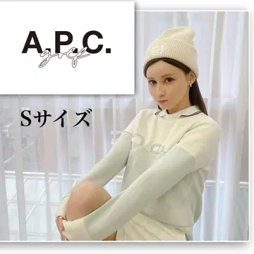 미사용 새상품 A.P.C. 골프웨어 크루넥 스웨터 S