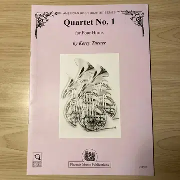 호른 4중주곡 제1번 (K 터너) 파트보 & 스코어
