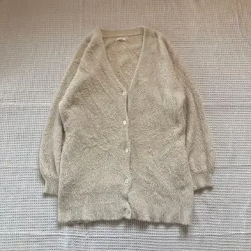 ITEMS 어반 리서치 미니 샤기 가디건 롱 복슬복슬 보들보들