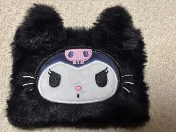 쿠로미 퍼 파우치 하트 브레드 앤티크 고양이 고양이 식빵