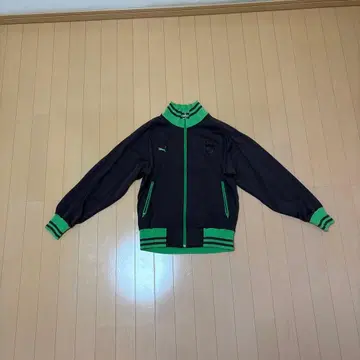 PUMA 블랙/그린 저지 M 사이즈